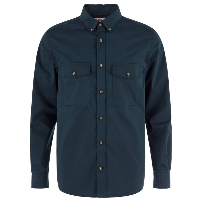 Fjällräven Ãvik G-1000 Shirt LS Herre S Blå Skjorter